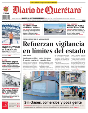 Cover of Diario de Queretaro