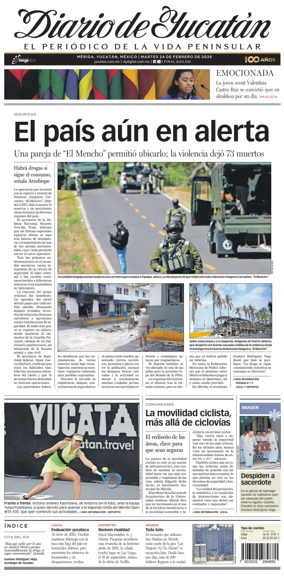Cover of Diario de Yucatan