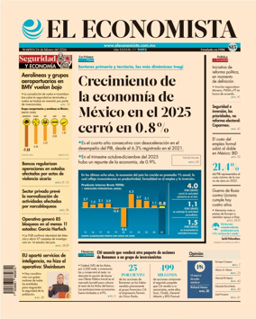 Cover of El Economista (Mexico)