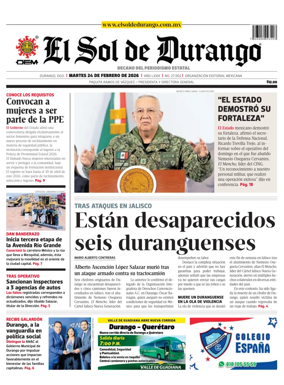 Cover of El Sol de Durango