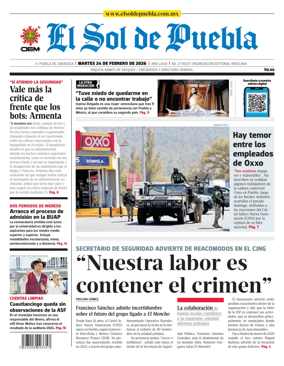 Cover of El Sol de Puebla