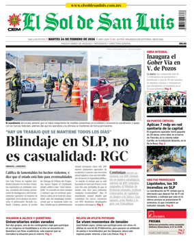 Cover of El Sol de San Luis Potosi