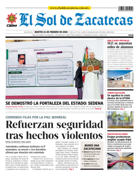 Cover of El Sol de Zacatecas