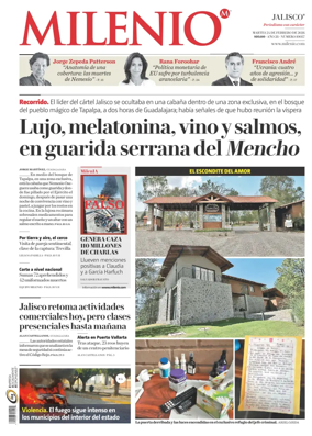Cover of Milenio Jalisco