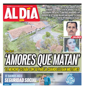 Cover of Periodico Al Dia (Leon)