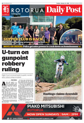 Cover of Rotorua Daily Post