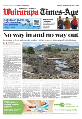 Cover of Wairarapa Times-Age (NZ)