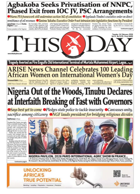 Cover of THISDAY