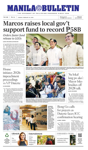 Cover of Manila Bulletin