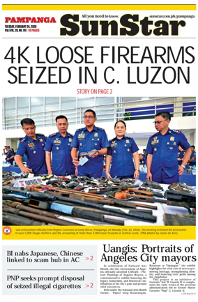Cover of Sun.Star Pampanga