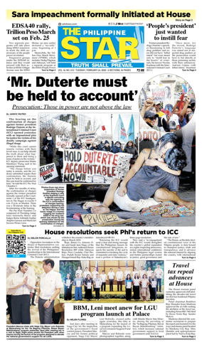 Cover of The Philippine Star