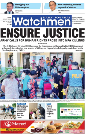 Cover of Watchmen Daily Journal