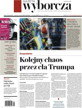 Cover of Gazeta Wyborcza Stoleczna
