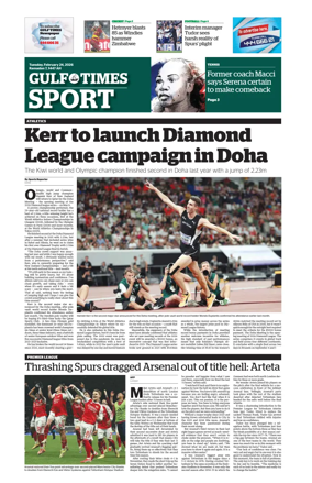 Cover of Gulf Times Sport