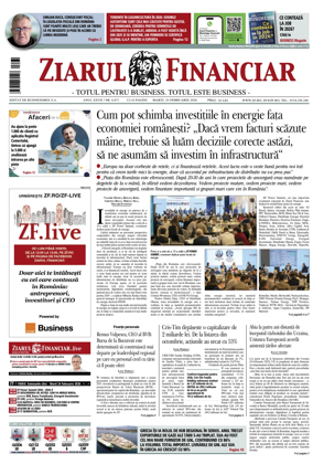 Cover of Ziarul Financiar