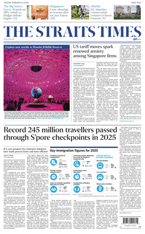 Cover of The Straits Times
