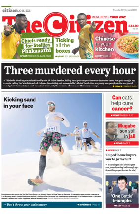 Cover of The Citizen (KZN)