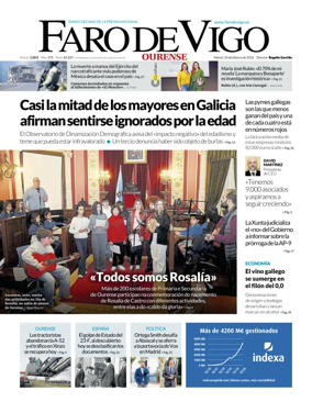 Cover of Faro de Vigo (Ourense)