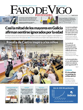 Cover of Faro de Vigo (Pontevedra)