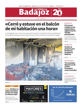 Cover of La Cronica de Badajoz BE