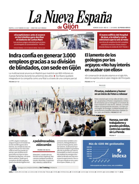 Cover of La Nueva Espana (Gijon)