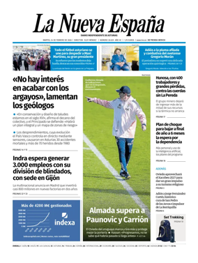 Cover of La Nueva Espana (Oviedo)