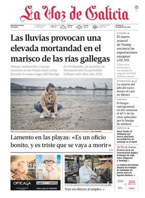 Cover of La Voz de Galicia (Arousa)