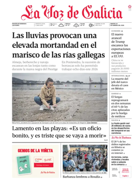 Cover of La Voz de Galicia (Barbanza)