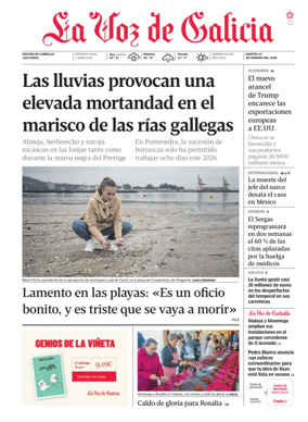 Cover of La Voz de Galicia (Carballo)