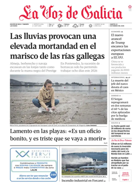 Cover of La Voz de Galicia (Deza)