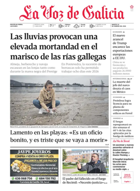 Cover of La Voz de Galicia (Ferrol)