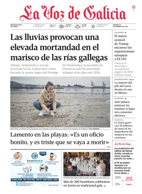 Cover of La Voz de Galicia (Lugo)