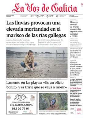 Cover of La Voz de Galicia (Monforte)