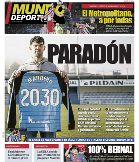 Cover of Mundo Deportivo (Gipuzkoa)