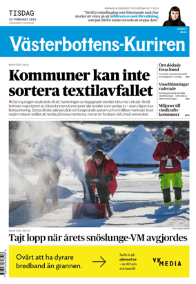 Cover of Vasterbottens-Kuriren