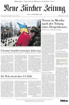 Cover of Neue Zurcher Zeitung