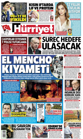 Cover of Hurriyet