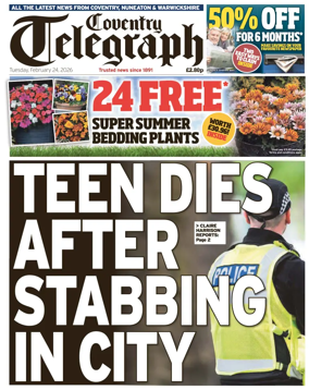 Cover of Coventry Telegraph