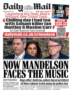 Cover of Daily Mail