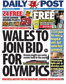 Cover of Daily Post (North Wales)