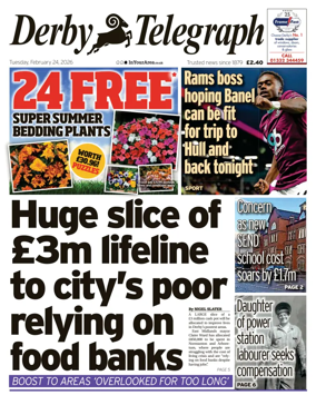 Cover of Derby Telegraph