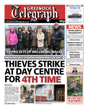 Cover of Greenock Telegraph