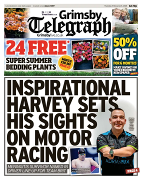 Cover of Grimsby Telegraph