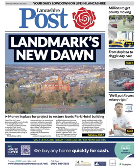 Cover of Lancashire Evening Post