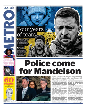 Cover of Metro (UK)