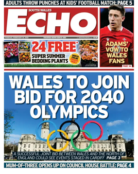 Cover of South Wales Echo
