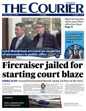 Cover of The Courier & Advertiser (Fife Edition)