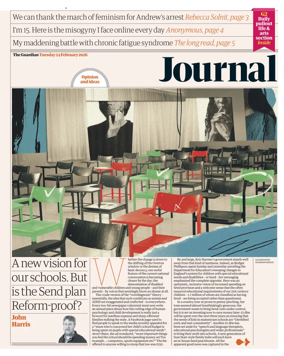 Cover of The Guardian e-paper Journal