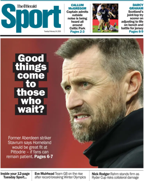 Cover of Herald Sport