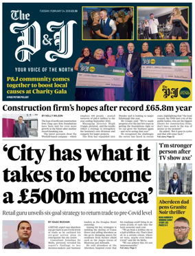 Cover of The Press and Journal (Aberdeen and Aberdeenshire)